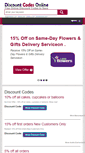 Mobile Screenshot of discountcodes-online.com